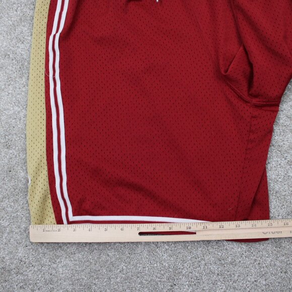 Nike Cleveland Cavaliers Shorts Mens XL Red/Gold Polyester NBA  w/ 9" inseam - Picture 5 of 9